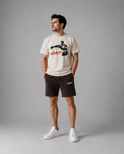 T-Shirt Usyk17 Punch Tee (Beige)