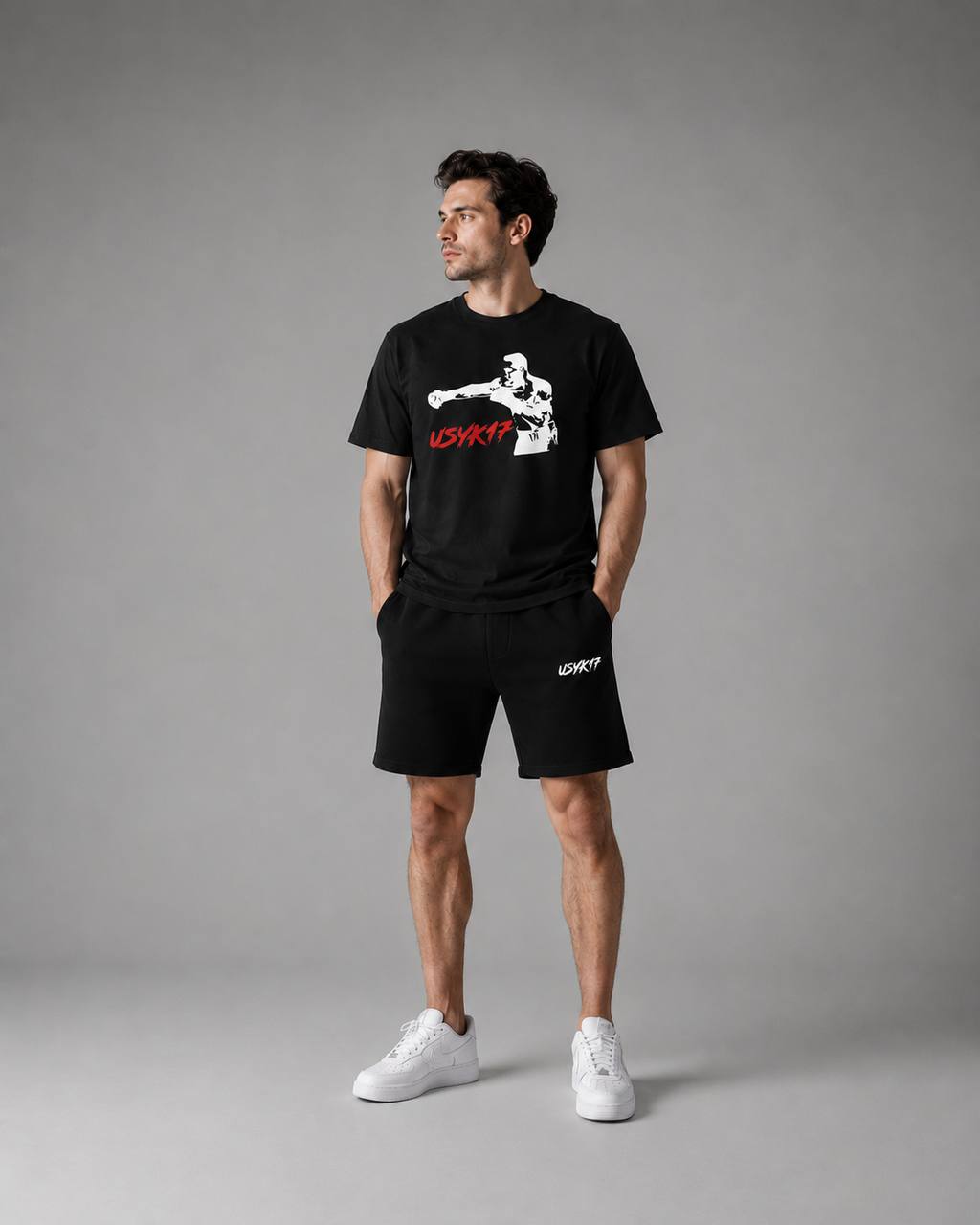 T-Shirt Usyk17 Punch Tee (Black)