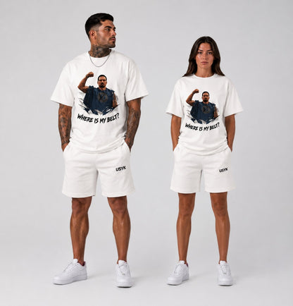 T-Shirt USYK17 – Where Is My Belt? (White)